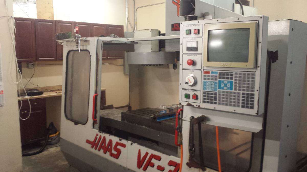 Haas VF-3, Machine ID: 7319